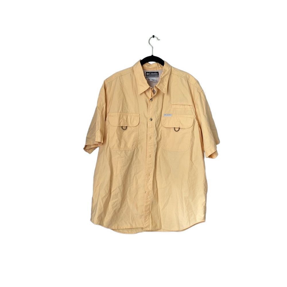 Columbia sportswear men’s outdoor fishing/camping short sleeve vented shirt size